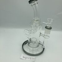 SOS Glass - Recycler Rig (Side Hook) - 8" - Image 2