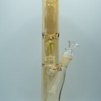 SOS Glass - Straight Tube (w/ Glow in Dark Perc) - 12" - Image 3