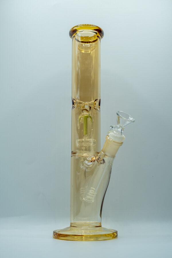 SOS Glass - Straight Tube (w/ Glow in Dark Perc) - 12" - Image 3