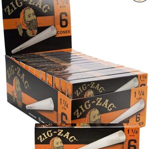 Zig Zag - Ultra Thin 1 1/4 Cones 6pk