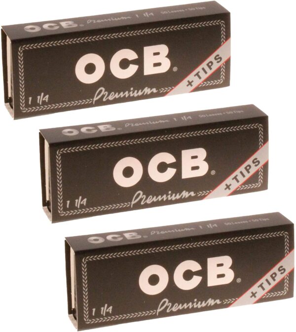 OCB 1-1/4 with Tips- Premium