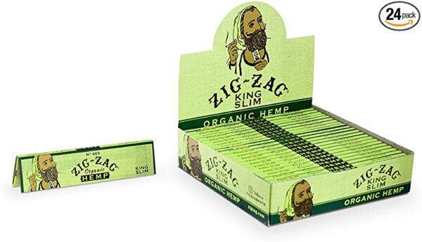 Zig-Zag Organic Hemp King Size Slim Papers