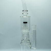 SOS Glass - Straight Tube (w/ UFO Perc & Shower Head Filter) - 16" - Image 2