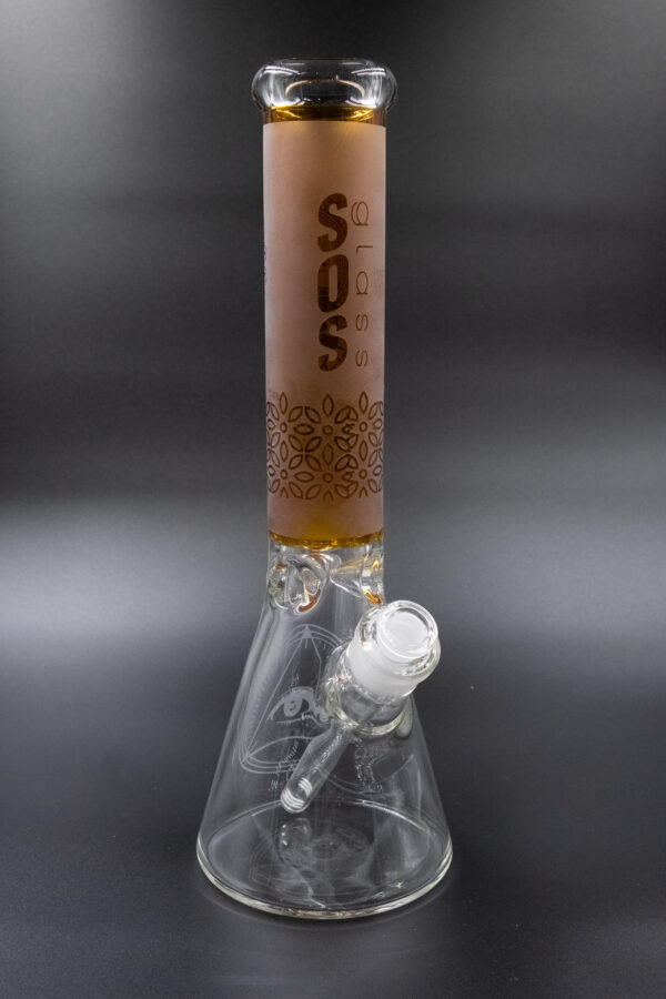 SOS- 14" Beaker Engraved Alien - Image 2
