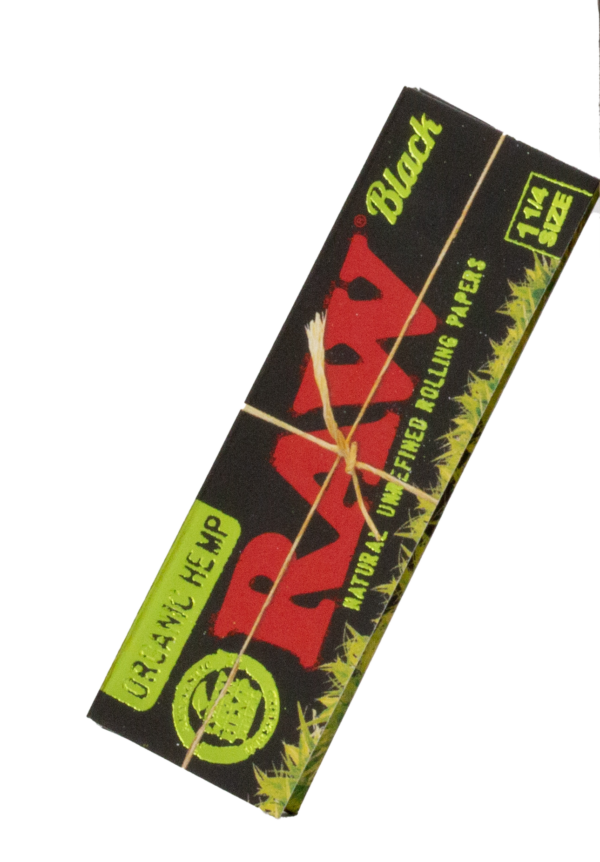 Raw Black Organic Hemp 1 1/4