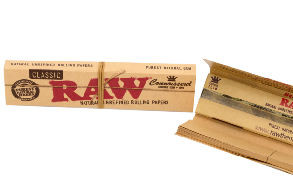 Raw - Classic Connoisseur - King Size w/ Tips