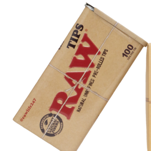 Raw Tips - Pre rolled in tin (100)