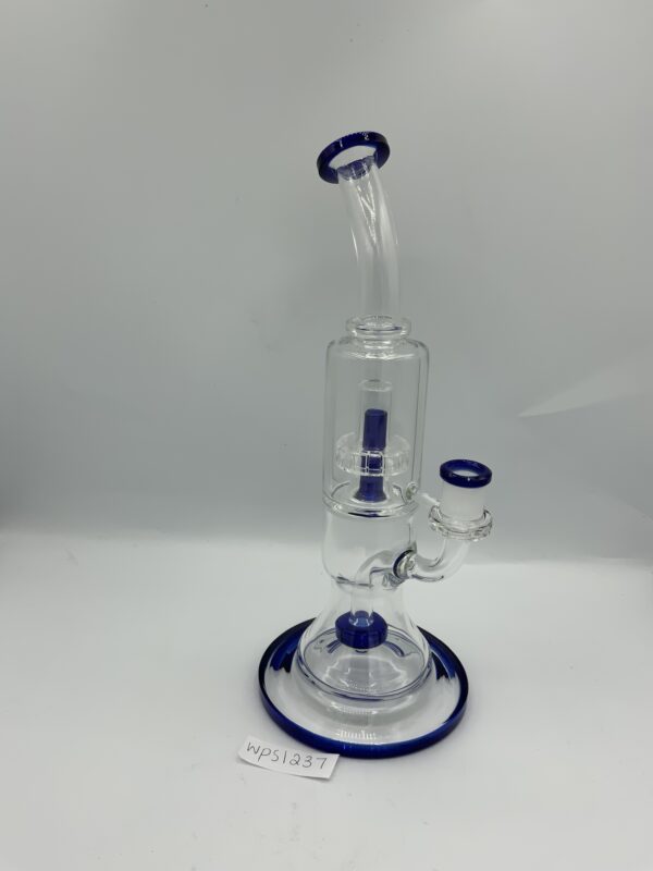 SOS Glass - Waterpipe (w/ circle perc and Showerhead Perc ) - 12" - Image 2
