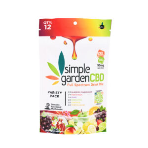 Simple Garden CBD Full Spectrum Drink Mix 12 Count Variety Pack