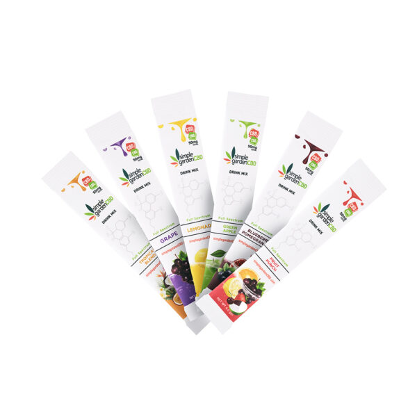 Simple Garden CBD Full Spectrum Drink Mix 12 Count Variety Pack - Image 3