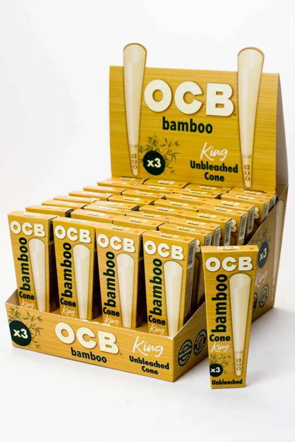 OCB - Bamboo Cones  King Size - 3 pack