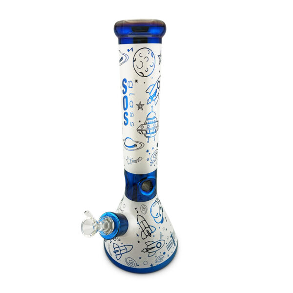 SOS- 14" Beaker Outer Space