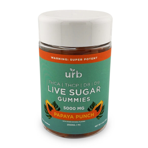 Urb THCA Live Sugar Gummies 5000mg