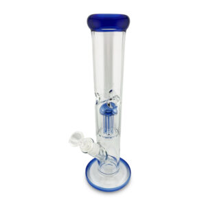 SOS Glass - Straight tube (w/Palm tree perc) - 13"