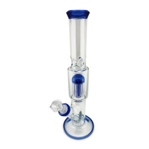 SOS Glass - Straight Tube (w/ Single Perc) - 12"
