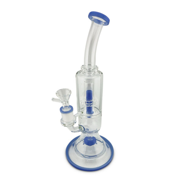 SOS Glass - Waterpipe (w/ circle perc and Showerhead Perc ) - 12"