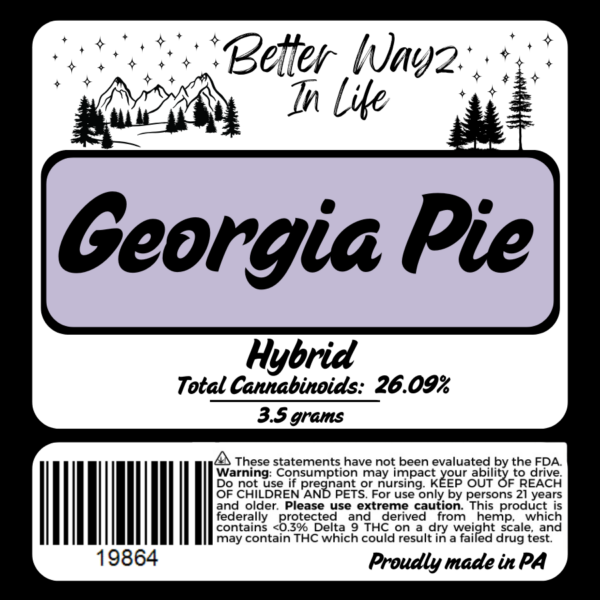 Georgia Pie (Hybrid) THCa Flower - 3.5g - Image 2