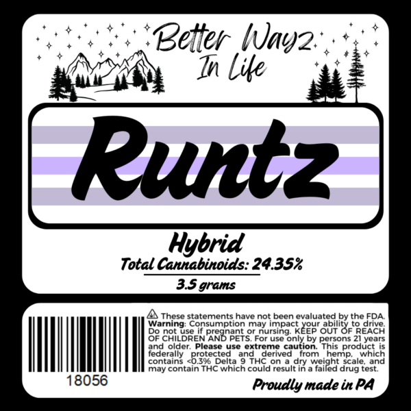 Runtz (Hybrid) THCa Flower - 3.5g - Image 2