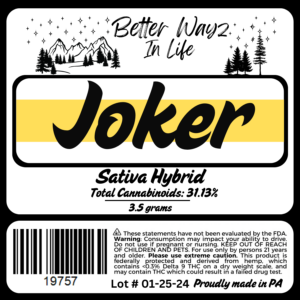 Joker (Sativa-Hybrid) THCa Flower - 3.5g