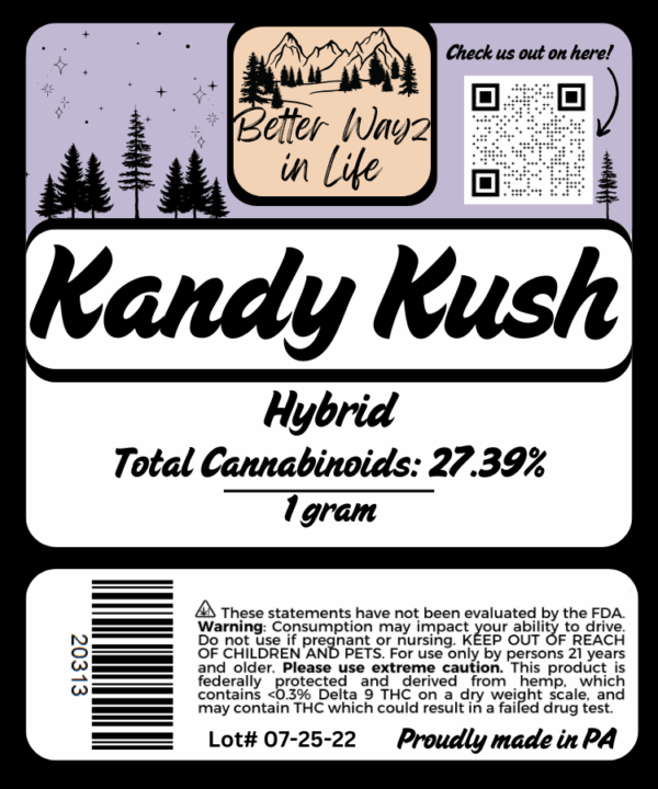 Kandy Kush (Hybrid) THCa Flower – 3.5g - Image 2